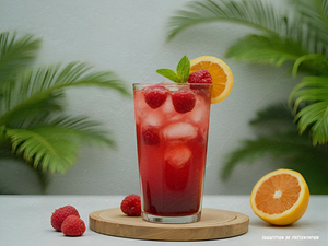 Cocktail Berry Twist Mojito préparé avec la liqueur Elite Shot